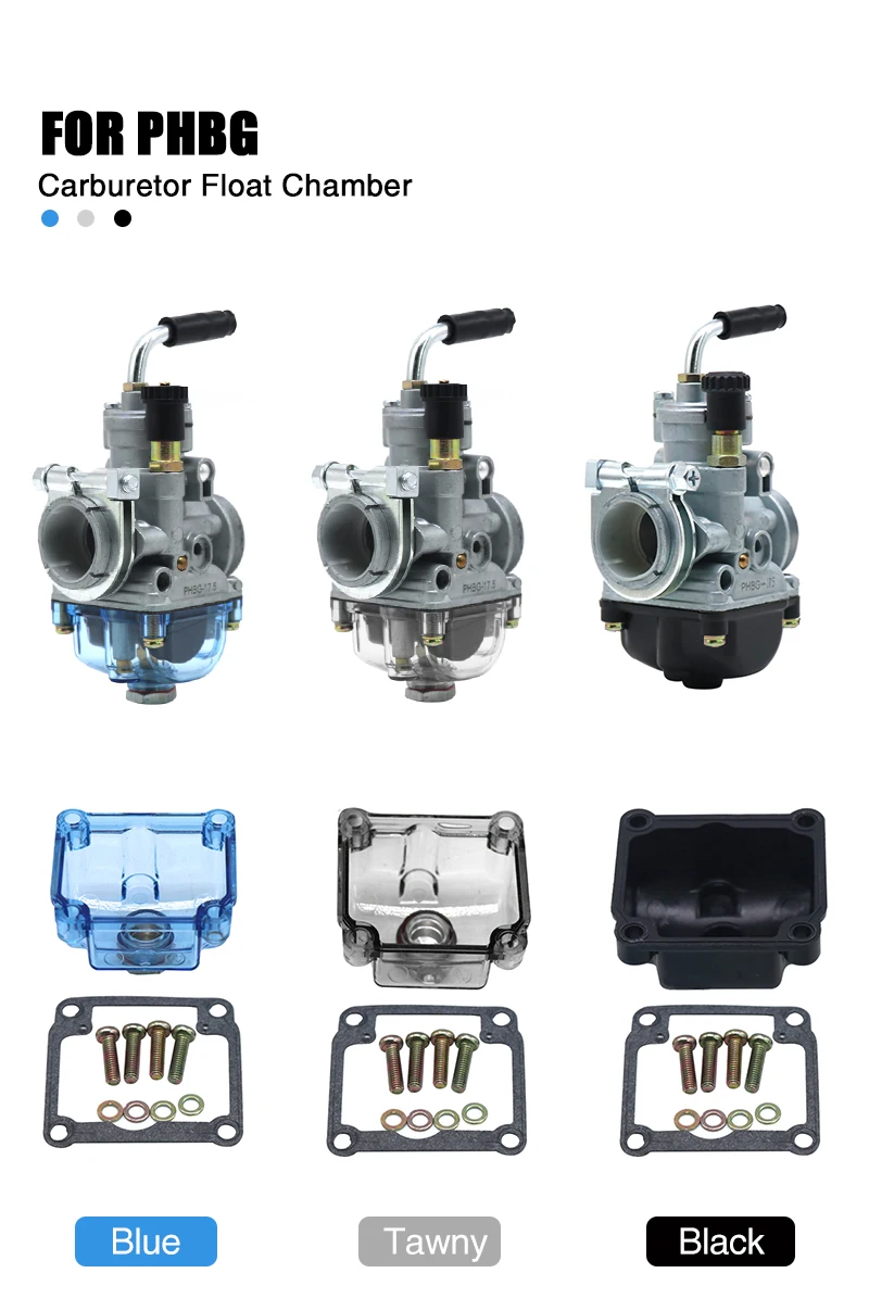 ZSDTRP Motorcycle Carburetor Clear Bottom Transparent Float Bowl Oil Cup For PHBG Carburetor