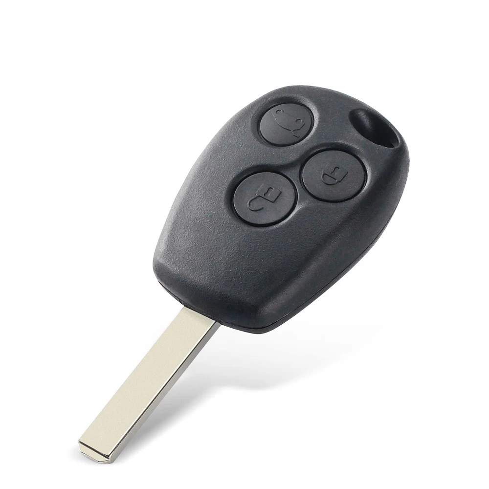 KEYYOU For Renault Clio Kangoo Master Modus Logan Twingo Fob ID46 PCF7946 / PCF7947 / 4A Chip 434MHz 3 Buttons Remote Car Key
