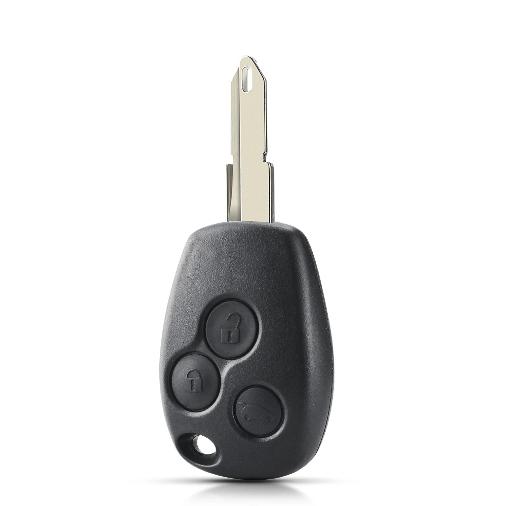 KEYYOU For Renault Clio Kangoo Master Modus Logan Twingo Fob ID46 PCF7946 / PCF7947 / 4A Chip 434MHz 3 Buttons Remote Car Key