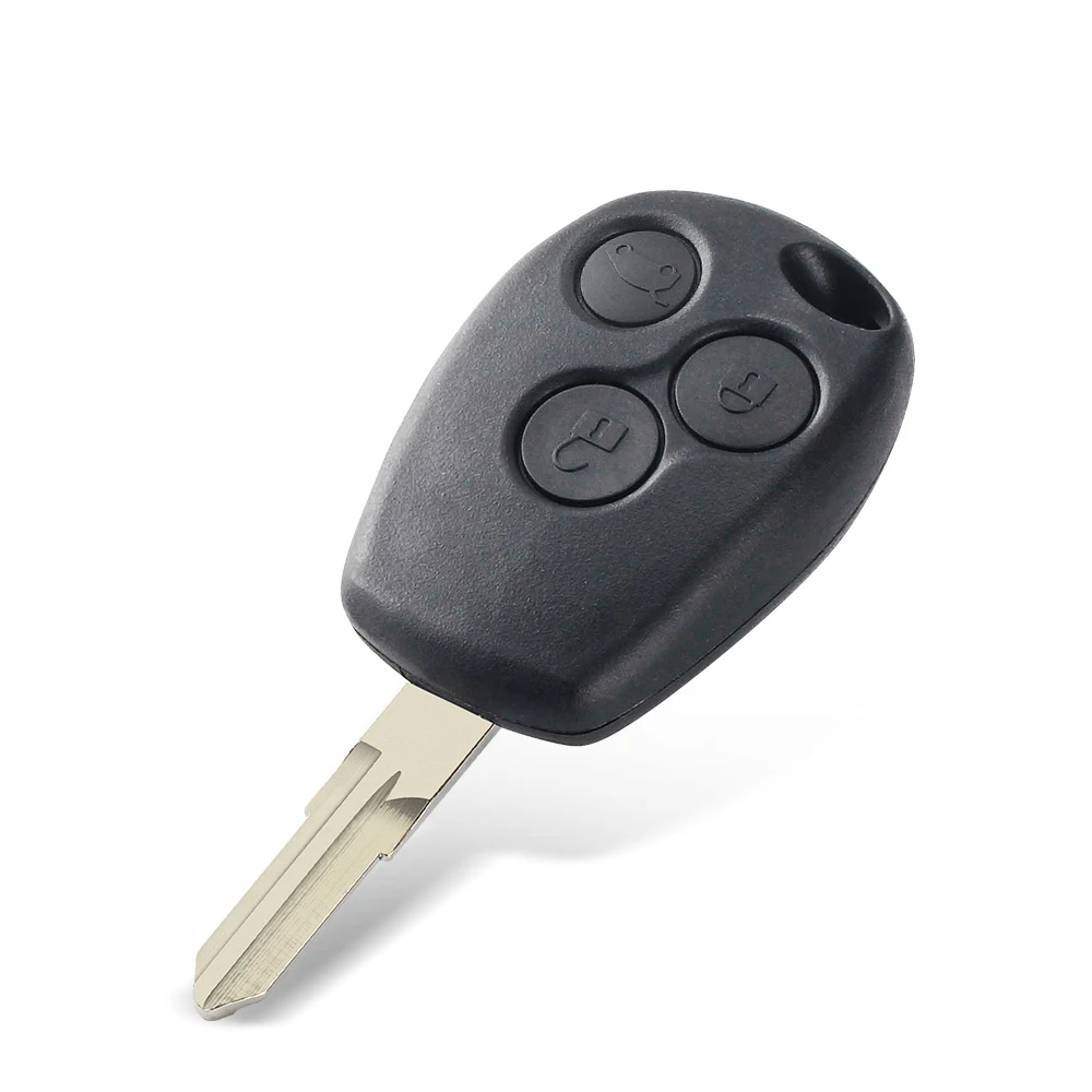 KEYYOU For Renault Clio Kangoo Master Modus Logan Twingo Fob ID46 PCF7946 / PCF7947 / 4A Chip 434MHz 3 Buttons Remote Car Key