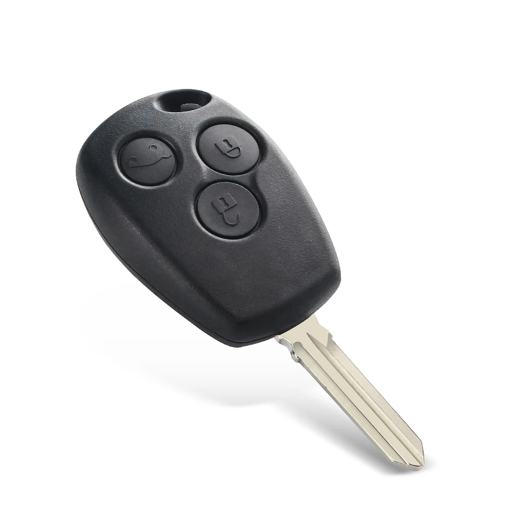 KEYYOU For Renault Clio Kangoo Master Modus Logan Twingo Fob ID46 PCF7946 / PCF7947 / 4A Chip 434MHz 3 Buttons Remote Car Key