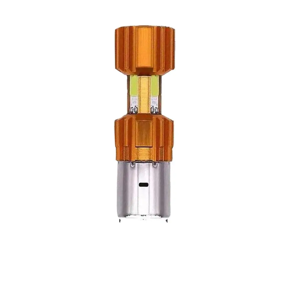 H4/P15D/BA20D 18W LED 3 COB Motorcycle Headlight Bulb 66000LM 6000K Hi/Lo Beam Light