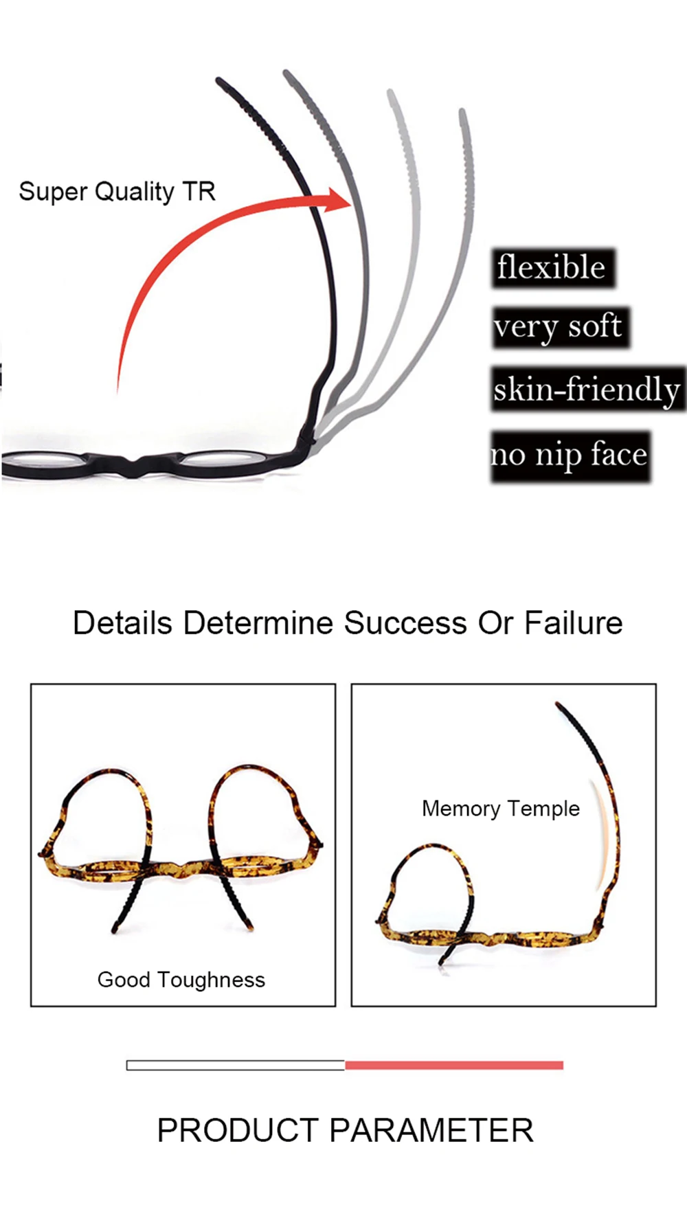 IENJOY Reading Glasses Anti Blue Light Round Frame Reading Glasses Men Ultralight TR Presbyopic Eyewear with Box Diopter 1.0-4.0