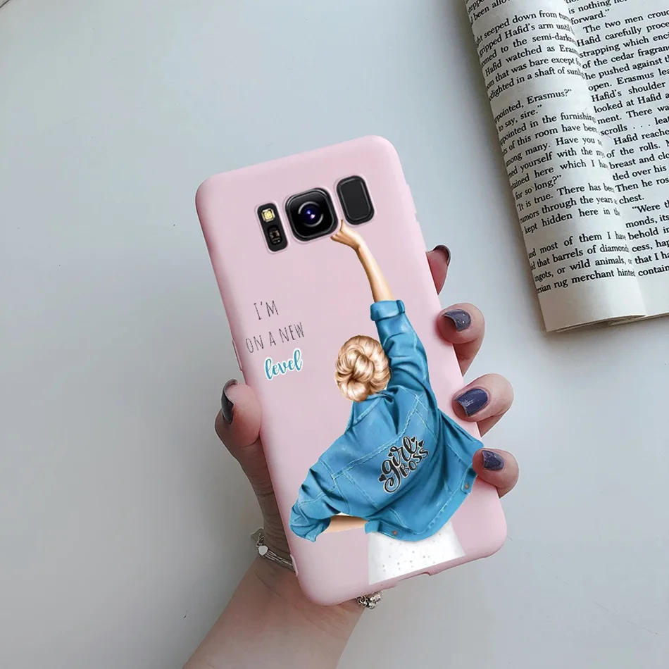 For Samsung Galaxy S8 S8+ S9 Plus Case Tpu Silicone Cute Love Heart Soft Back Cover For Galaxy S8 S9 S 8 S 9 plus S9+ Phone Case