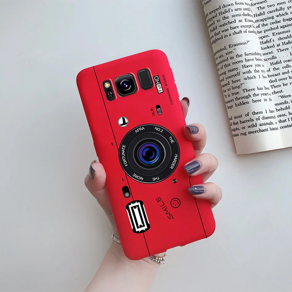 For Samsung Galaxy S8 S8+ S9 Plus Case Tpu Silicone Cute Love Heart Soft Back Cover For Galaxy S8 S9 S 8 S 9 plus S9+ Phone Case