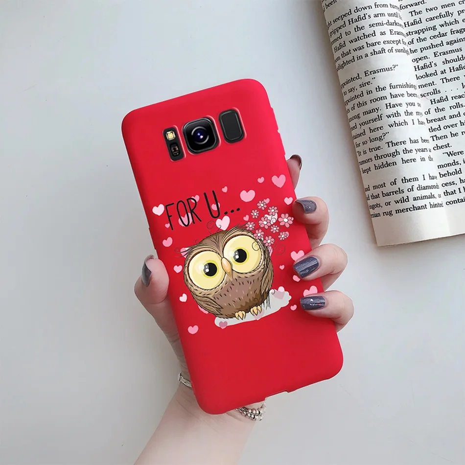 For Samsung Galaxy S8 S8+ S9 Plus Case Tpu Silicone Cute Love Heart Soft Back Cover For Galaxy S8 S9 S 8 S 9 plus S9+ Phone Case
