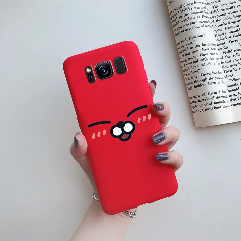 For Samsung Galaxy S8 S8+ S9 Plus Case Tpu Silicone Cute Love Heart Soft Back Cover For Galaxy S8 S9 S 8 S 9 plus S9+ Phone Case
