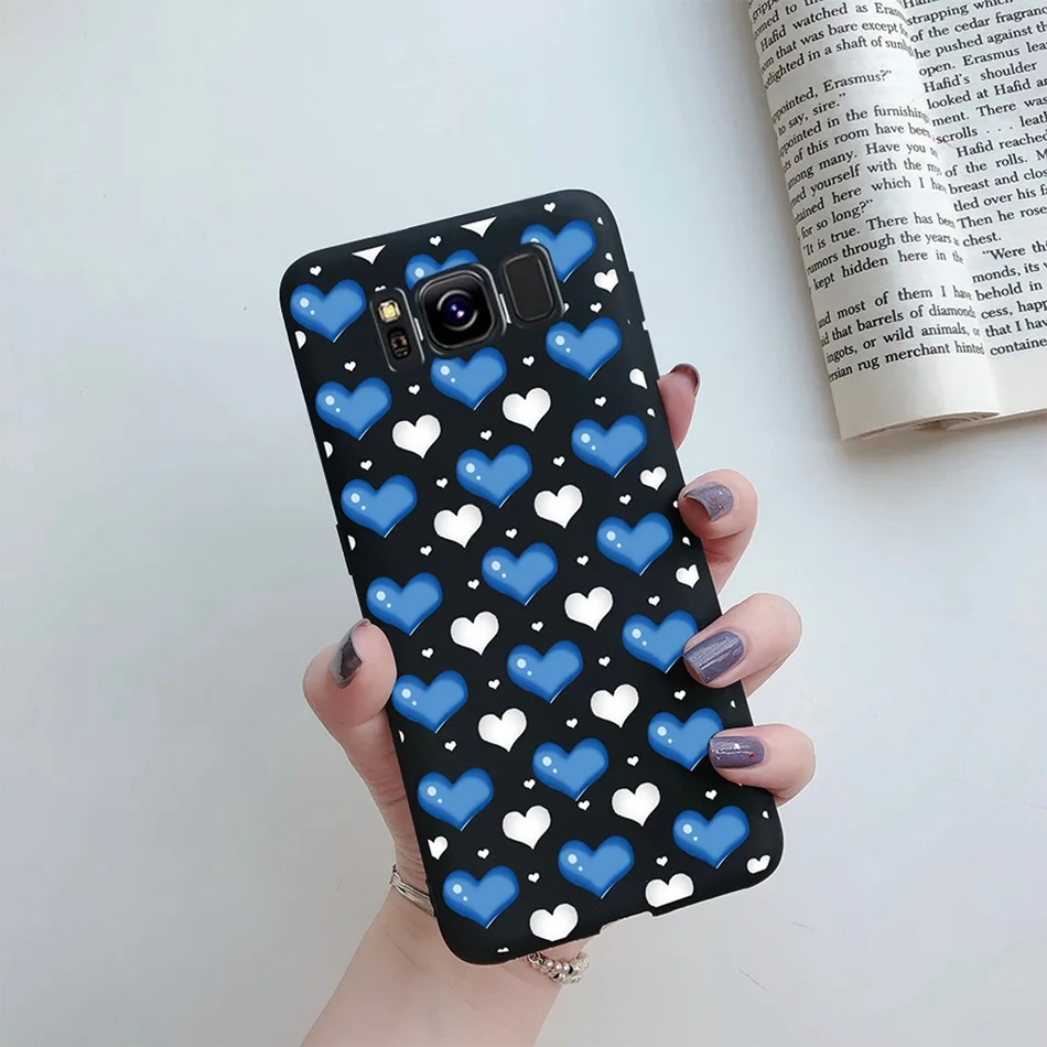 For Samsung Galaxy S8 S8+ S9 Plus Case Tpu Silicone Cute Love Heart Soft Back Cover For Galaxy S8 S9 S 8 S 9 plus S9+ Phone Case