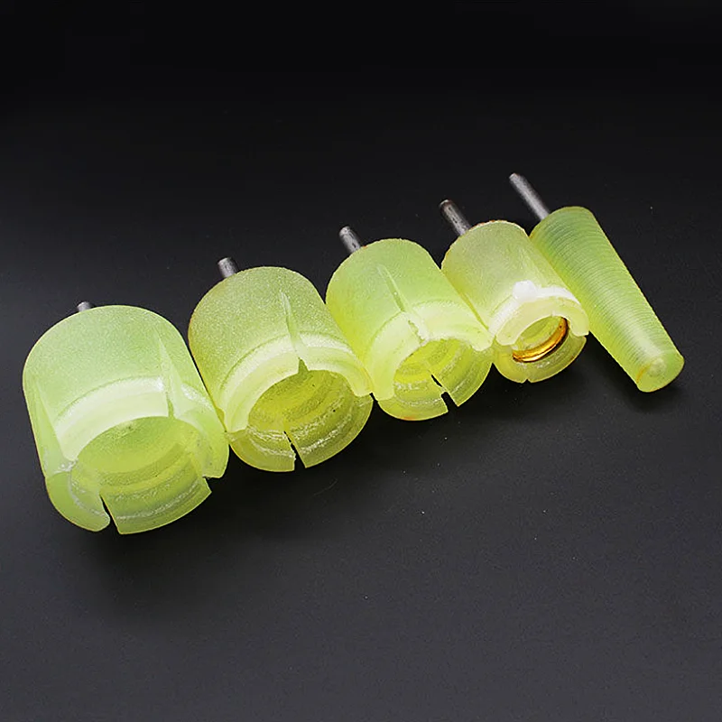 Agate Jade Ring Fixed Rod Polishing Tools Grinding Conical Sleeve Fixing Processing Tool Silicone Mandrel Inner Outside Holder