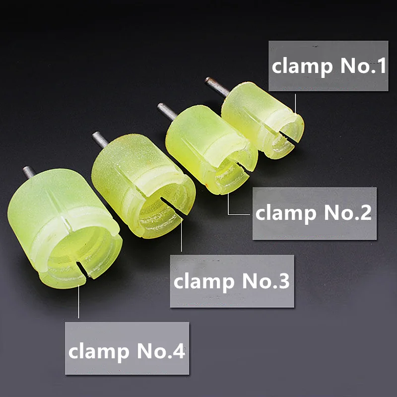 Agate Jade Ring Fixed Rod Polishing Tools Grinding Conical Sleeve Fixing Processing Tool Silicone Mandrel Inner Outside Holder