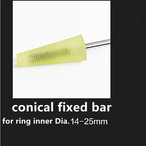 Agate Jade Ring Fixed Rod Polishing Tools Grinding Conical Sleeve Fixing Processing Tool Silicone Mandrel Inner Outside Holder