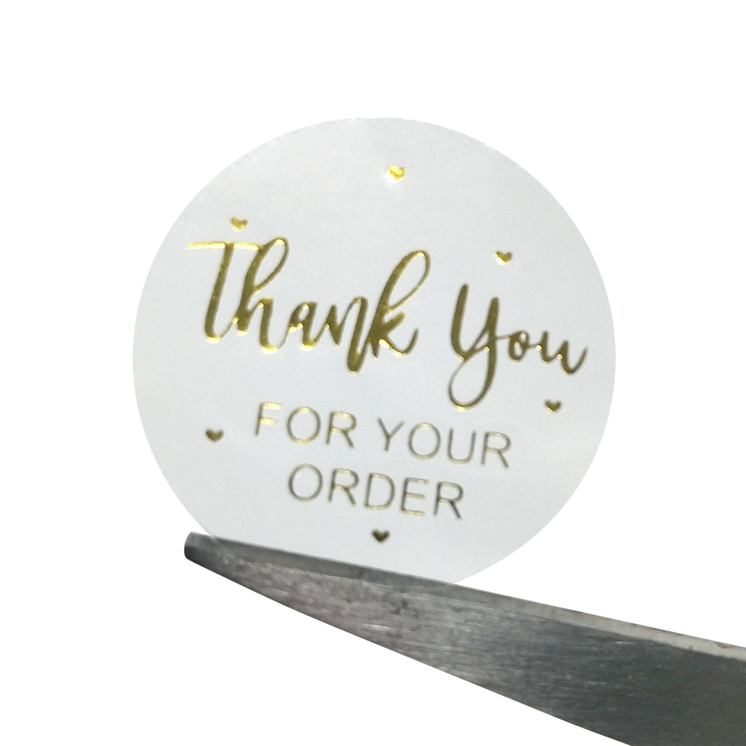 100-500 Pcs 1Inch Gift Transparent Sealing Thank You Stickers Design Scrapbooking Festival Birthday Party Decorations Labels