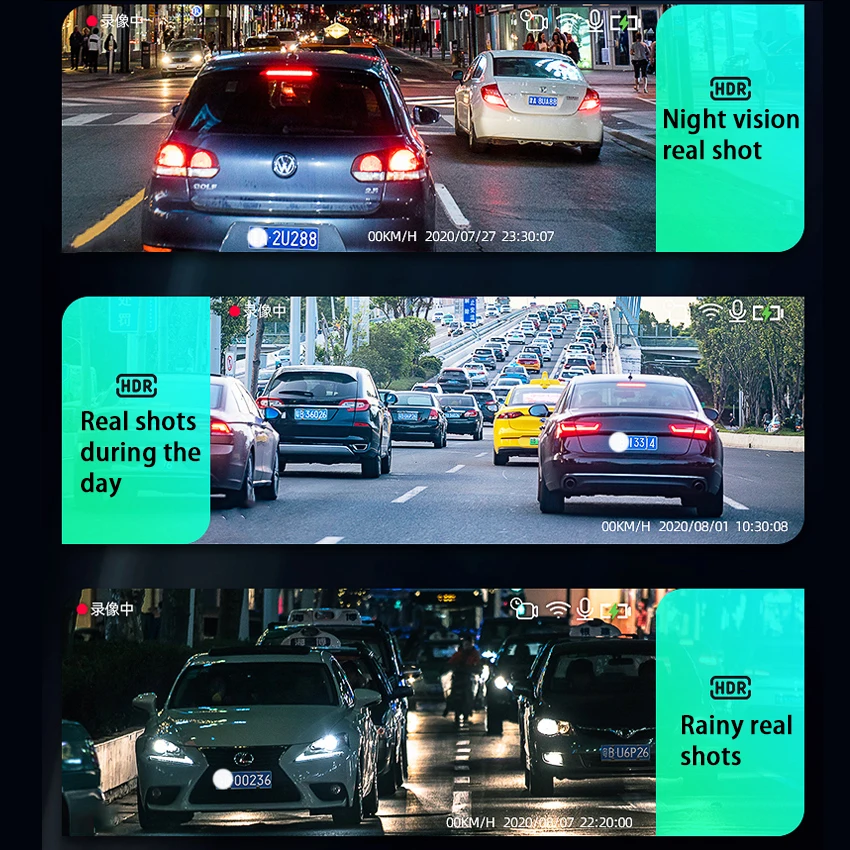 Dash Cam For Volvo XC40 XC60 XC90 S60 V60 S90 V90 V40 S80 XC70 Polestar 2 Car Dvr HD Camera WiFi Driving Recorder Auto Parts