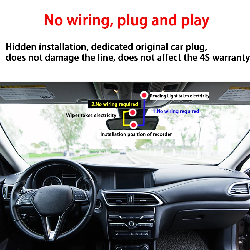 Dash Cam For Volvo XC40 XC60 XC90 S60 V60 S90 V90 V40 S80 XC70 Polestar 2 Car Dvr HD Camera WiFi Driving Recorder Auto Parts