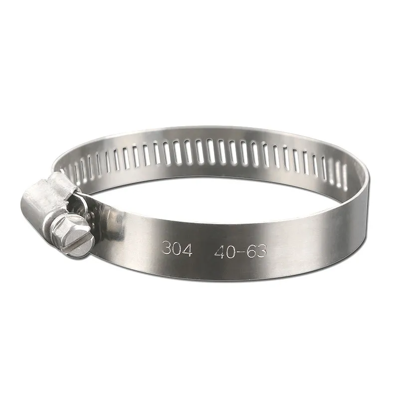 1pcs 8mm-700mm Pipe Hose Clamps Stainless Steel Hoop Clamp Automotive Car Fuel Pipe Tube Clip Hardware Spring Water Plumbing