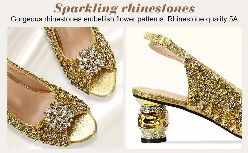 New Silver Color Nigerian Women's Shoes and Bags Party  African Fashion Shoes and Bags Wedding Shoes and Bags