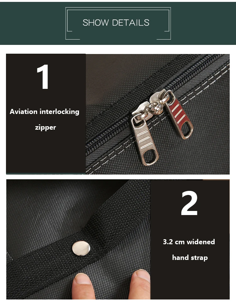 New Portable Thickening Travel Bag Large Capacity Clothes Storage Bags Foldable Dustproof Clothing Luggage Bag Big Moving Bags