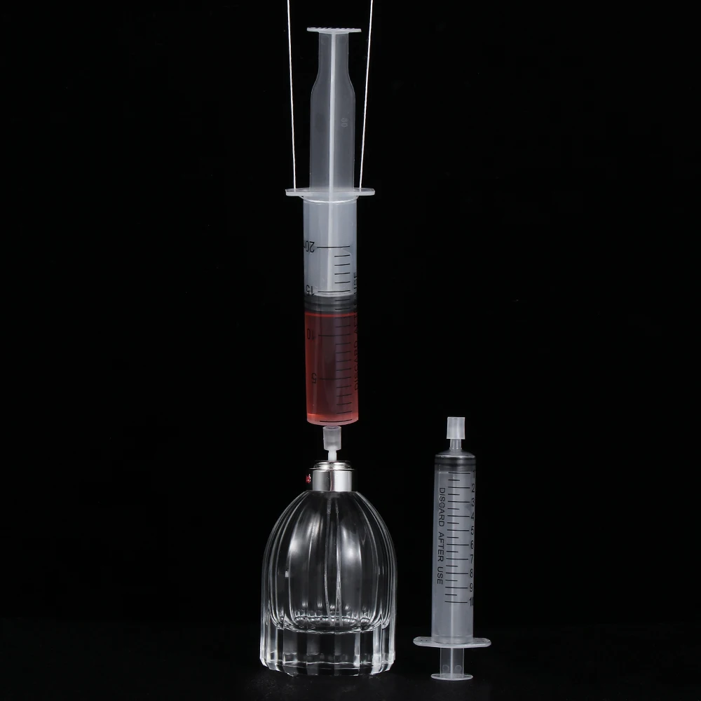 5/10/20ml Plastic Syringe Perfume Dispenser Tools Perfume Nozzle Straight Draw Pump Liquid Bottling Atomizer Cosmetic Container