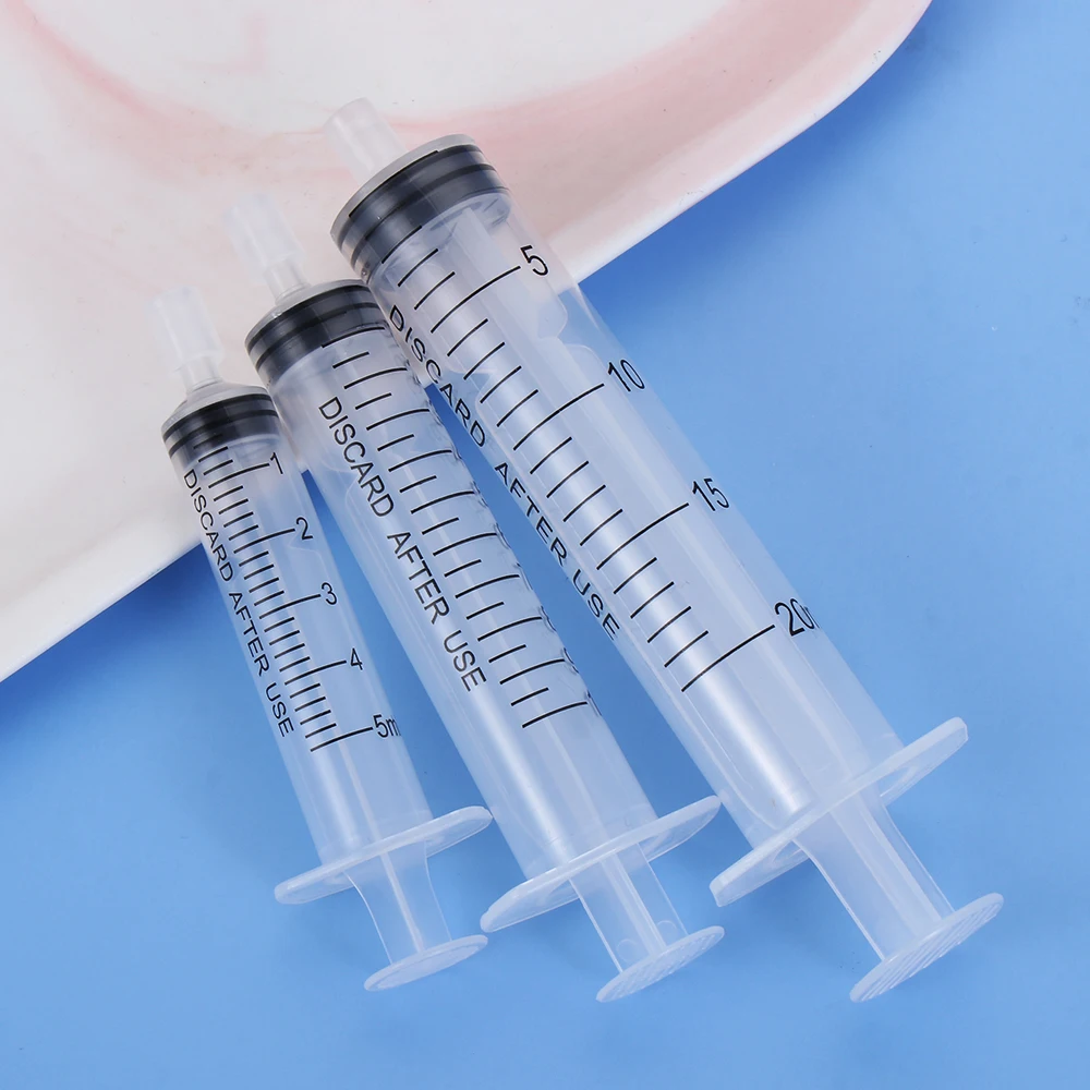 5/10/20ml Plastic Syringe Perfume Dispenser Tools Perfume Nozzle Straight Draw Pump Liquid Bottling Atomizer Cosmetic Container