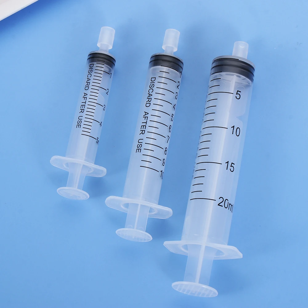5/10/20ml Plastic Syringe Perfume Dispenser Tools Perfume Nozzle Straight Draw Pump Liquid Bottling Atomizer Cosmetic Container