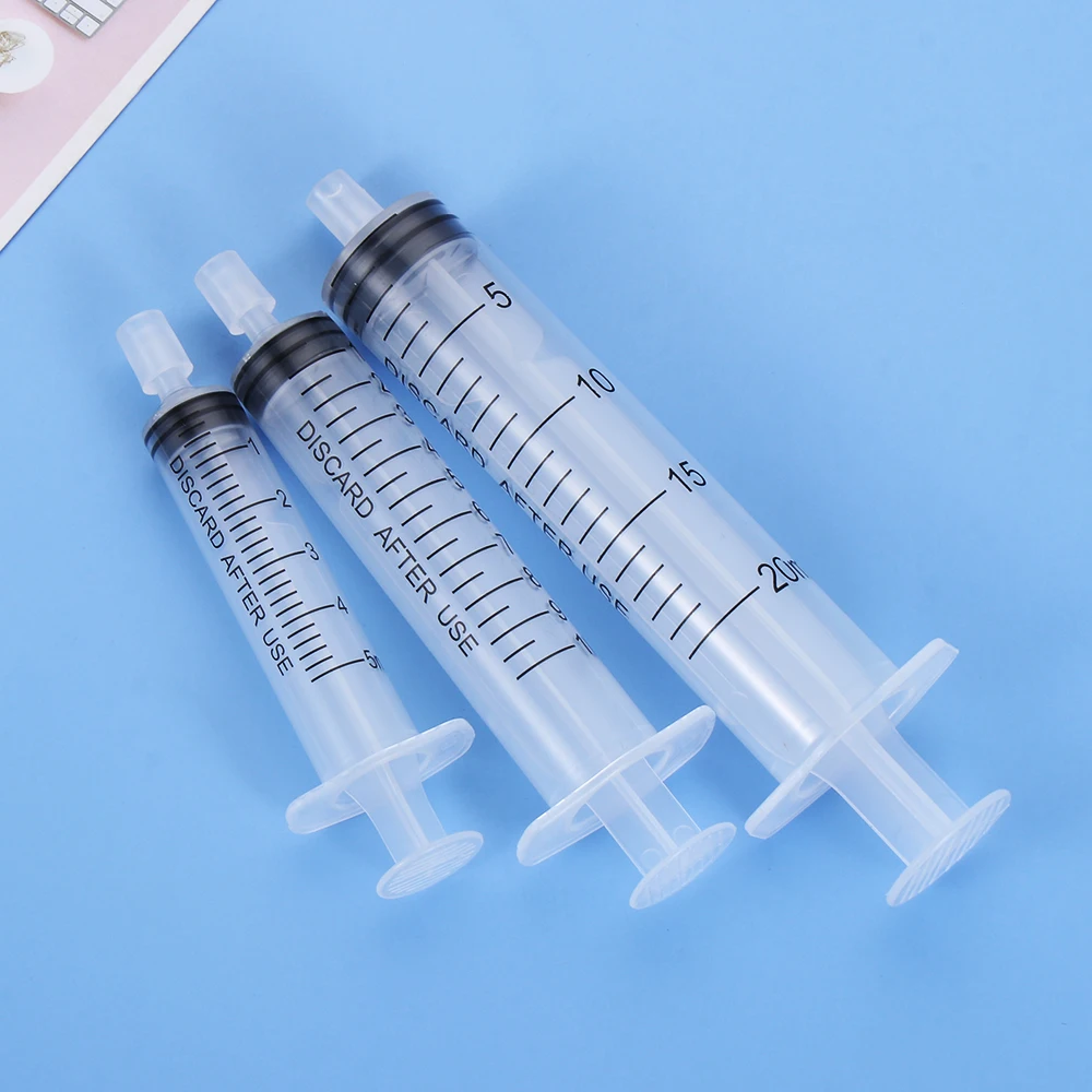5/10/20ml Plastic Syringe Perfume Dispenser Tools Perfume Nozzle Straight Draw Pump Liquid Bottling Atomizer Cosmetic Container