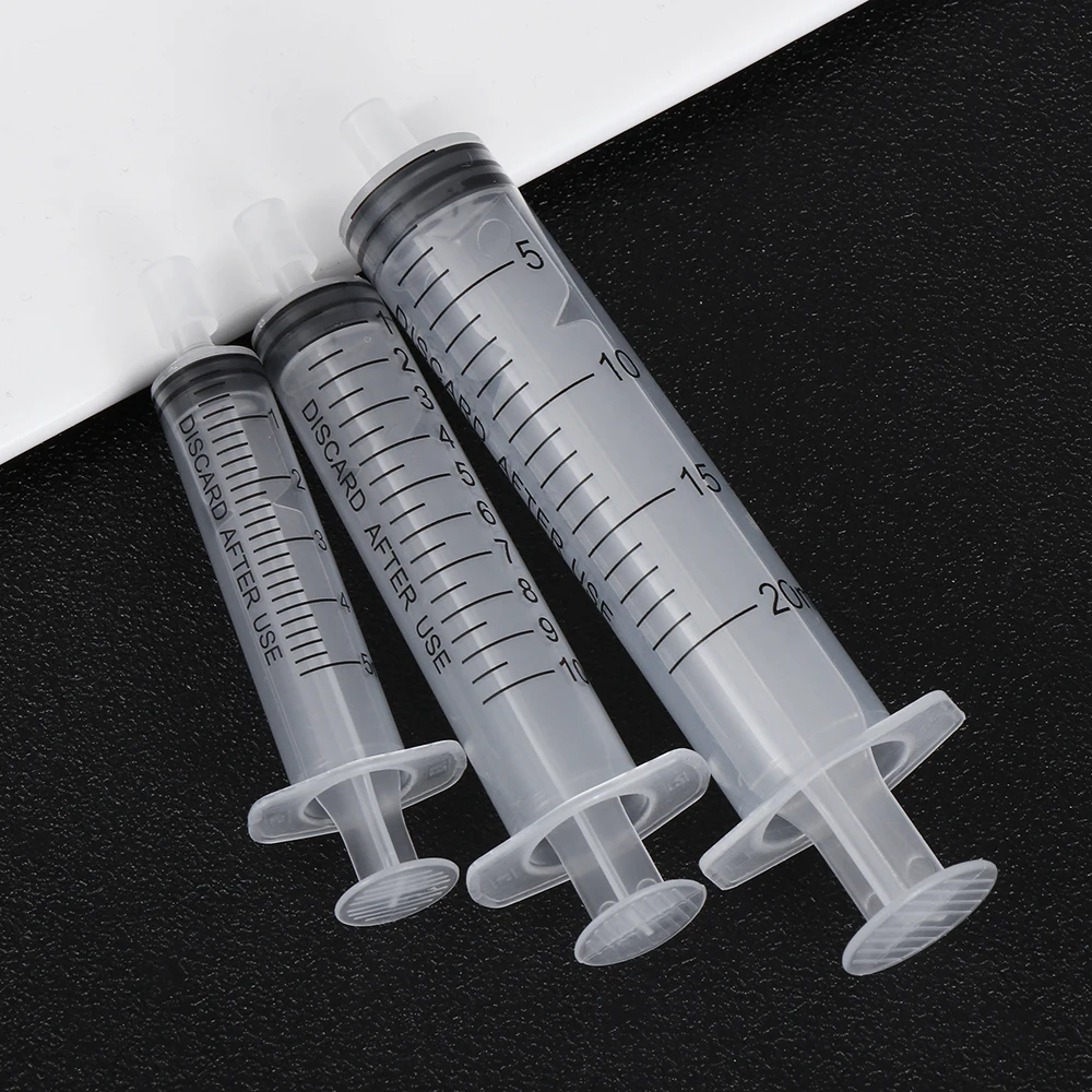 5/10/20ml Plastic Syringe Perfume Dispenser Tools Perfume Nozzle Straight Draw Pump Liquid Bottling Atomizer Cosmetic Container