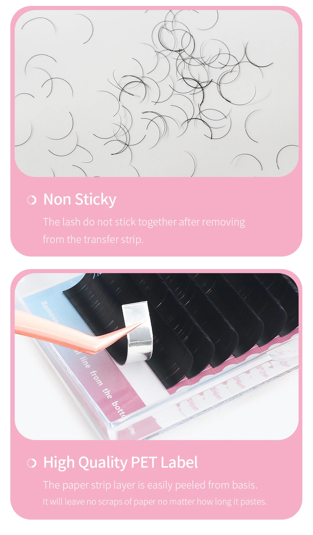 ANNAFRIS Individual Premium Eyelashes Super Soft Silk Mink 15-20mm Mixed Length Extension Volume False Lashes Supplie Cilios