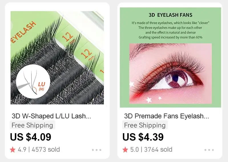 ANNAFRIS Individual Premium Eyelashes Super Soft Silk Mink 15-20mm Mixed Length Extension Volume False Lashes Supplie Cilios