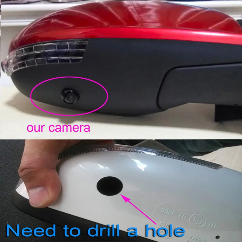 XCGaoon Fisheye 170 Degree AHD / CVBS 720P 1080P Car Front Side Rear View Camera Night Vision Waterproof Vehicle Parking Camera