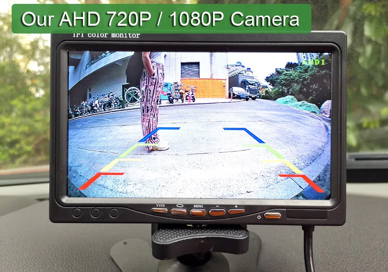 XCGaoon Fisheye 170 Degree AHD / CVBS 720P 1080P Car Front Side Rear View Camera Night Vision Waterproof Vehicle Parking Camera