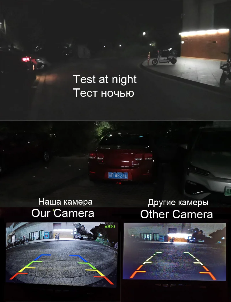 XCGaoon Fisheye 170 Degree AHD / CVBS 720P 1080P Car Front Side Rear View Camera Night Vision Waterproof Vehicle Parking Camera