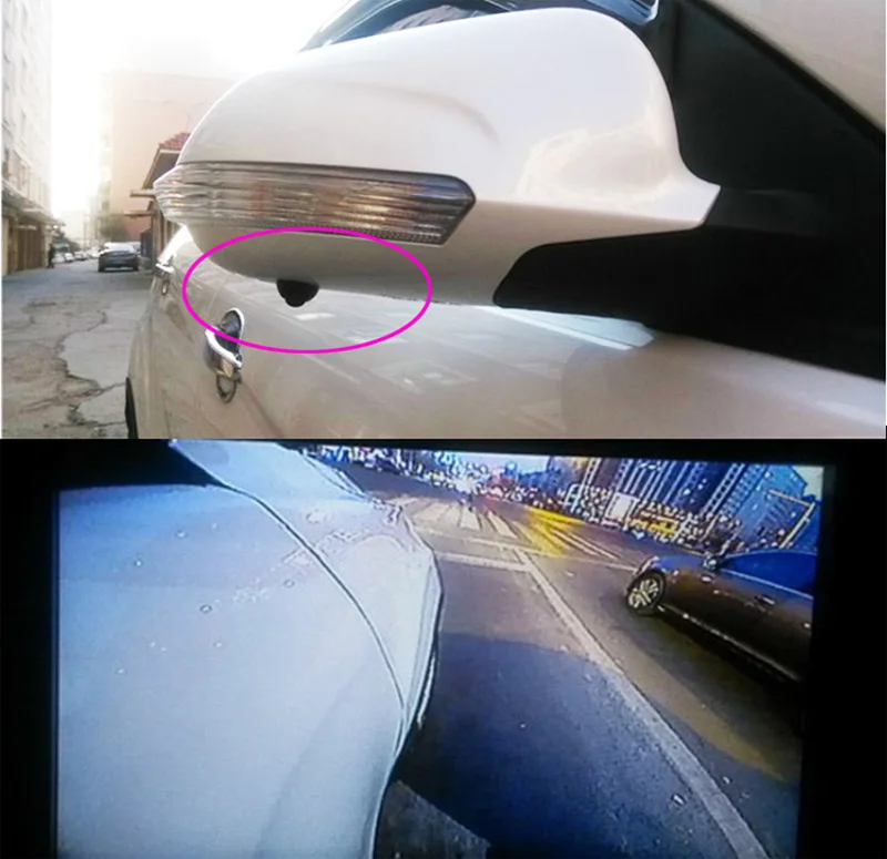 XCGaoon Fisheye 170 Degree AHD / CVBS 720P 1080P Car Front Side Rear View Camera Night Vision Waterproof Vehicle Parking Camera