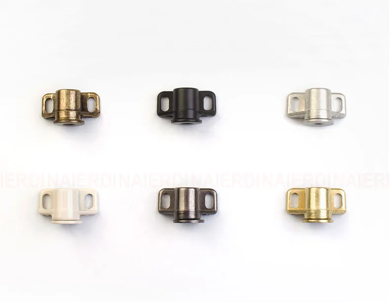 NAIERDI Strong Magnetic Cabinet Door Catches Silver Magnetic Cabinet Catches Powerful Magnet Door Closer Door Hardware