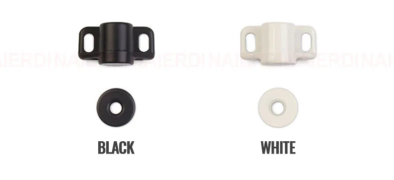 NAIERDI Strong Magnetic Cabinet Door Catches Silver Magnetic Cabinet Catches Powerful Magnet Door Closer Door Hardware