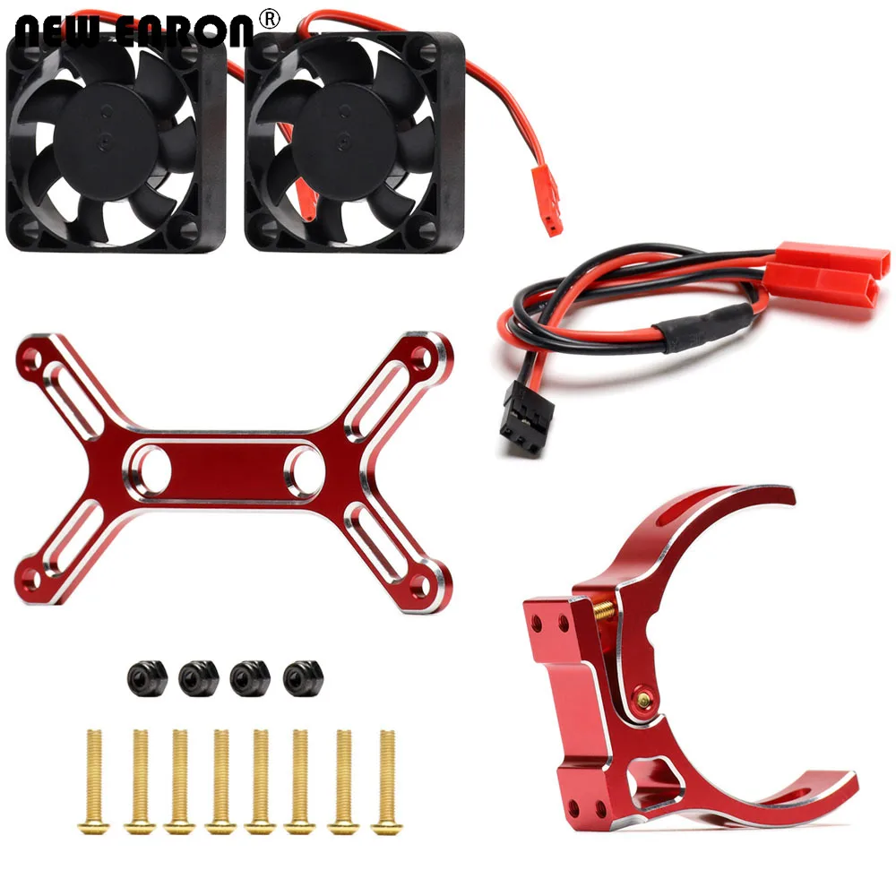 NEW ENRON Aluminum Alloy & Plastic 4985 1717 Motor Cooling Fan Cover Heat Sink for 1/5 RC Car TRAXXAS X-MAXX 6S 8S ARRMA