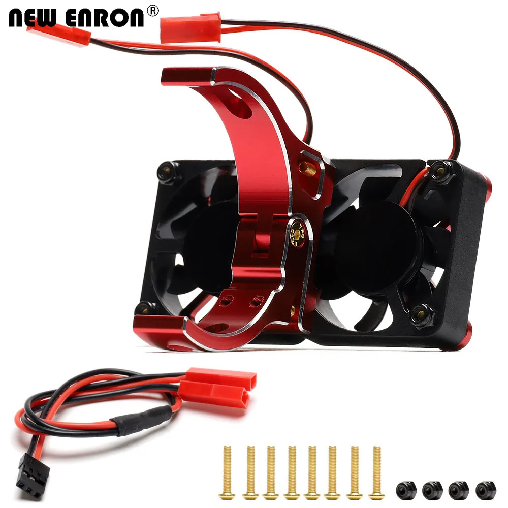 NEW ENRON Aluminum Alloy & Plastic 4985 1717 Motor Cooling Fan Cover Heat Sink for 1/5 RC Car TRAXXAS X-MAXX 6S 8S ARRMA
