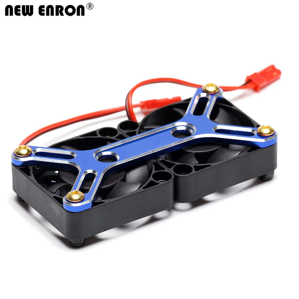 NEW ENRON Aluminum Alloy & Plastic 4985 1717 Motor Cooling Fan Cover Heat Sink for 1/5 RC Car TRAXXAS X-MAXX 6S 8S ARRMA