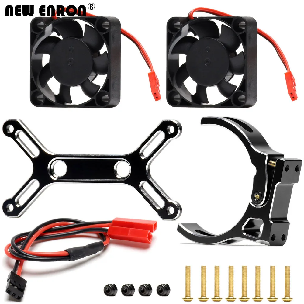 NEW ENRON Aluminum Alloy & Plastic 4985 1717 Motor Cooling Fan Cover Heat Sink for 1/5 RC Car TRAXXAS X-MAXX 6S 8S ARRMA