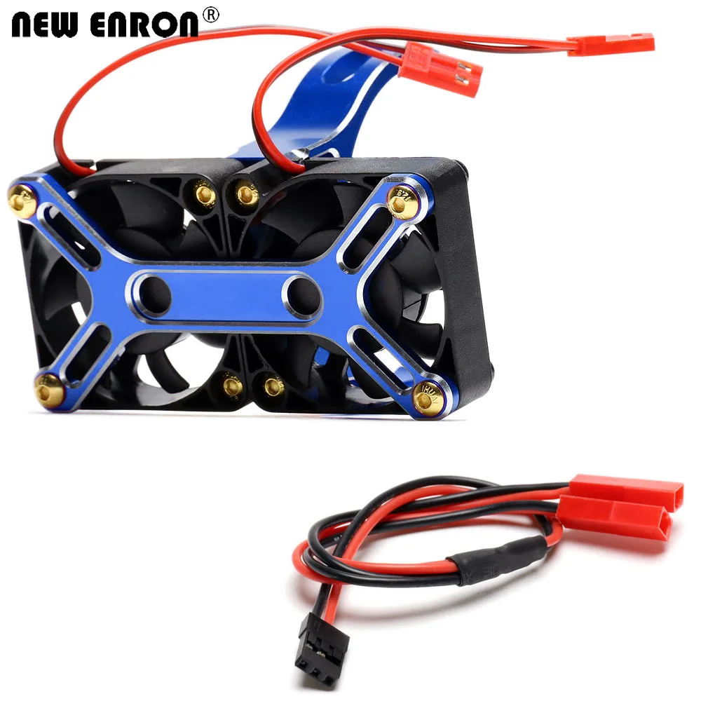 NEW ENRON Aluminum Alloy & Plastic 4985 1717 Motor Cooling Fan Cover Heat Sink for 1/5 RC Car TRAXXAS X-MAXX 6S 8S ARRMA