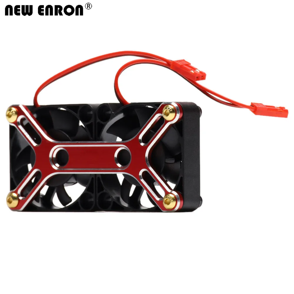 NEW ENRON Aluminum Alloy & Plastic 4985 1717 Motor Cooling Fan Cover Heat Sink for 1/5 RC Car TRAXXAS X-MAXX 6S 8S ARRMA