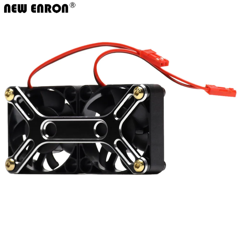 NEW ENRON Aluminum Alloy & Plastic 4985 1717 Motor Cooling Fan Cover Heat Sink for 1/5 RC Car TRAXXAS X-MAXX 6S 8S ARRMA