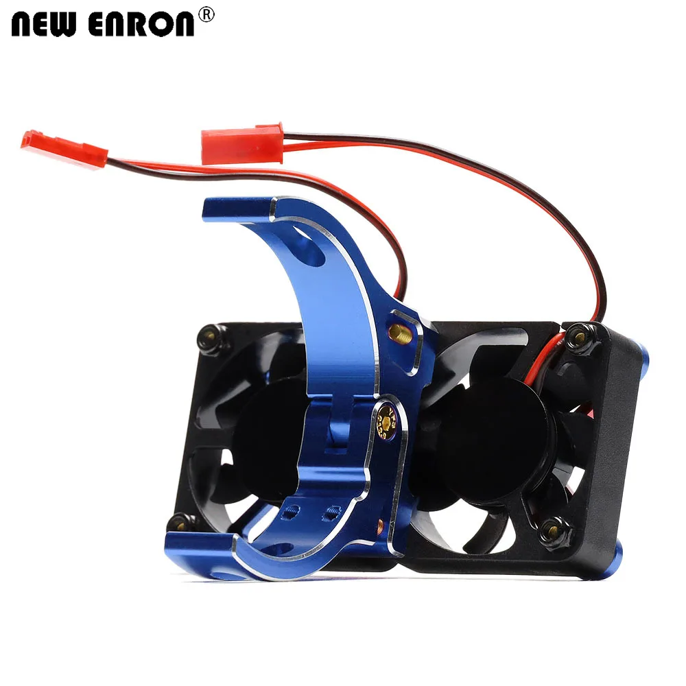 NEW ENRON Aluminum Alloy & Plastic 4985 1717 Motor Cooling Fan Cover Heat Sink for 1/5 RC Car TRAXXAS X-MAXX 6S 8S ARRMA