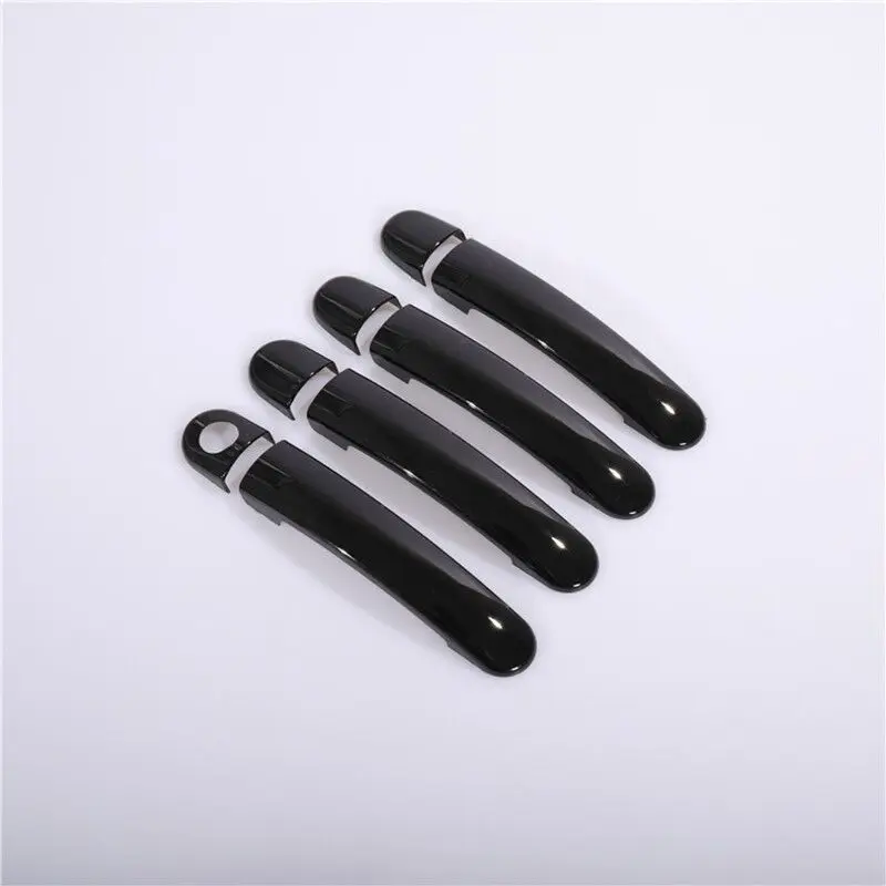 For VW Polo 2010 2011 2012 2013 2014 2015 2016 2017 Black Chrome Car Door Handle Covers Car Accessories Styling Stickers