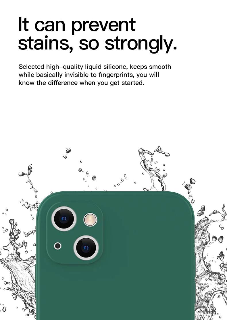 Original Liquid Silicone Phone Case For iPhone 17 16 15 14 13 11 12 15 Pro Max Mini X XR XS 7 8 Shockproof Back Cover
