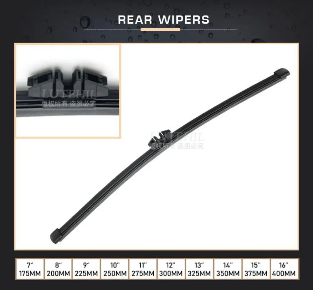For BMW X3 F25 2010-2017 2011 2012 2013 2014 Wiper Front & Rear Wiper Blades Windshield Windscreen Window Brushes 26"+20"+13"