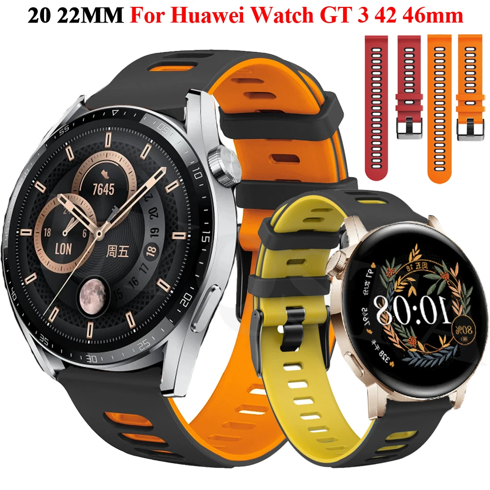 20 22mm Watch Band ремешок Straps GT4 For Huawei Watch GT 4 46mm/GT3 GT 3 Pro/SE Wristband GT 2 GT2 Pro 46mm Watchbands Bracelet