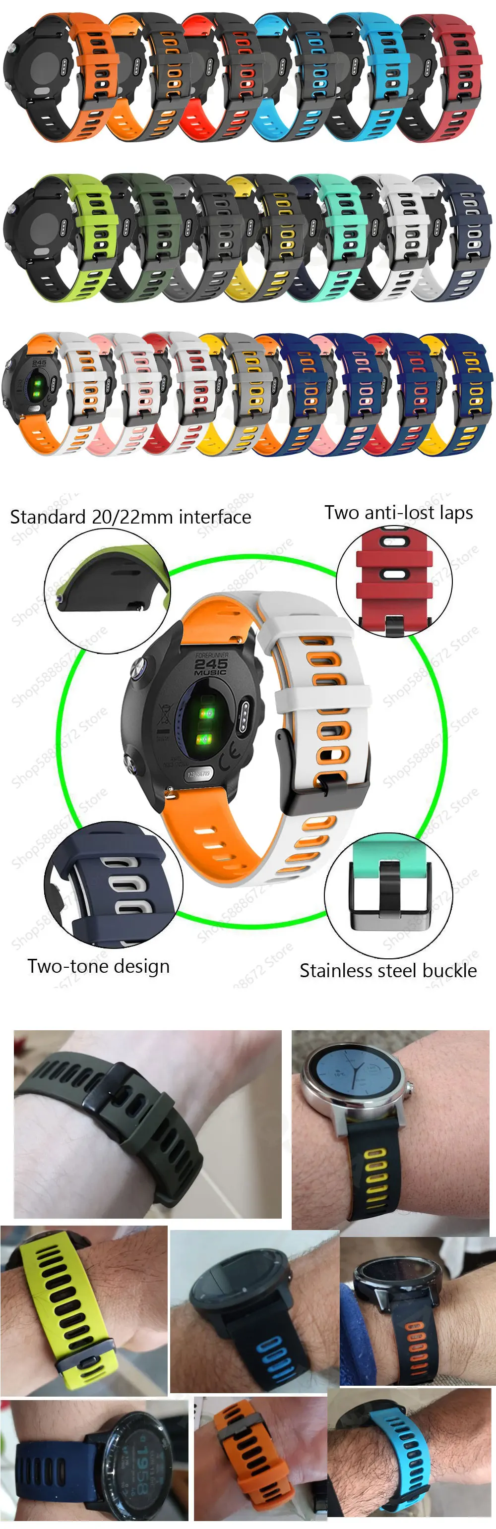 20 22mm Watch Band ремешок Straps GT4 For Huawei Watch GT 4 46mm/GT3 GT 3 Pro/SE Wristband GT 2 GT2 Pro 46mm Watchbands Bracelet