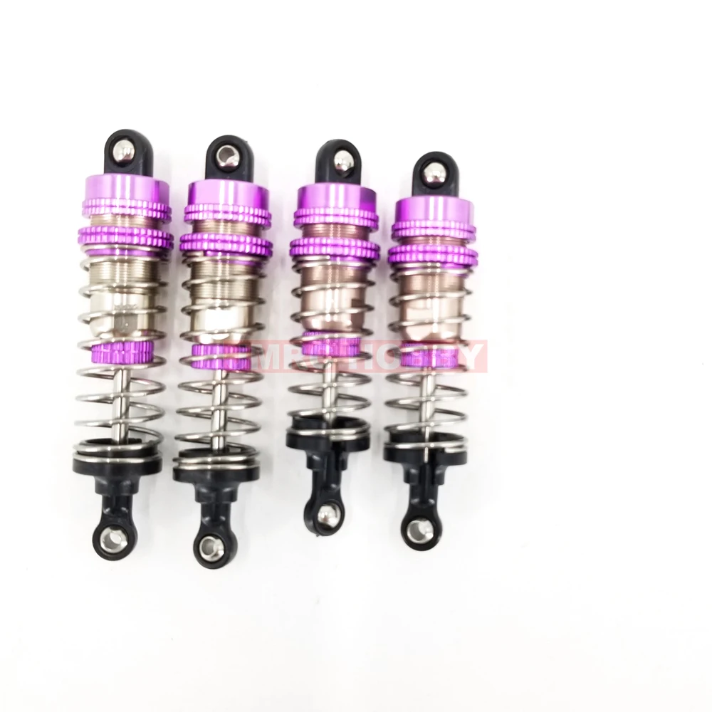 Wltoys Upgraded Shock Absorber 1/12 Front / Rear Metal Spring Damper For 124016/124017/124018/124019 RC Car Spare Parts