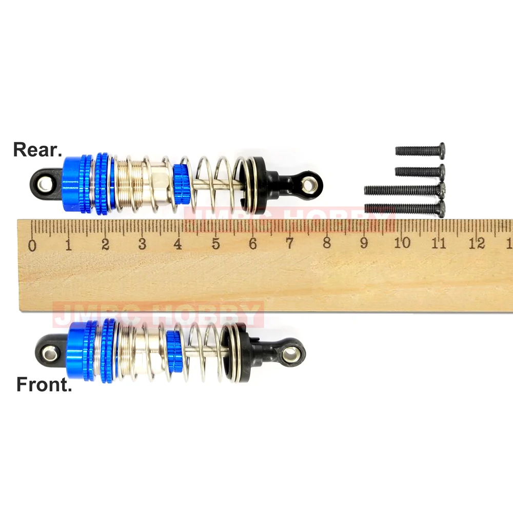Wltoys Upgraded Shock Absorber 1/12 Front / Rear Metal Spring Damper For 124016/124017/124018/124019 RC Car Spare Parts