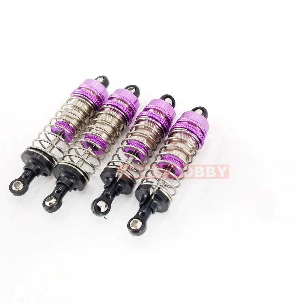 Wltoys Upgraded Shock Absorber 1/12 Front / Rear Metal Spring Damper For 124016/124017/124018/124019 RC Car Spare Parts